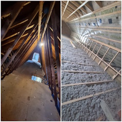 isolation avant/après